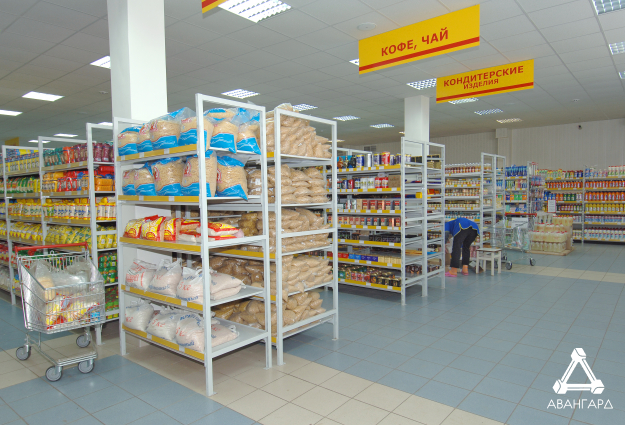 Стеллажи Продукты