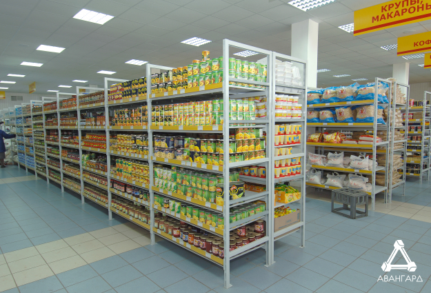Стеллажи Продукты